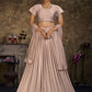 A Line Lehenga Imported Lycra Pink Swarovski Lehenga Choli