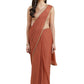 Classic Chiffon Rust Booti Saree
