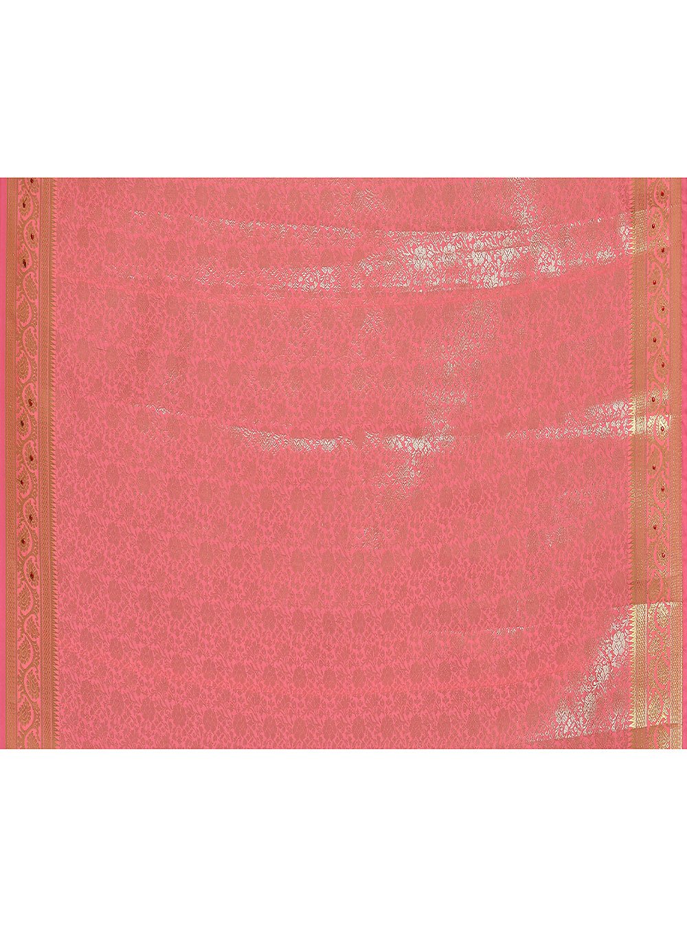 Classic Kanjivaram Silk Pink Weaving Saree