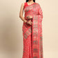 Classic Cotton Pink Woven Saree