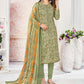 Salwar Suit Pashmina Green Embroidered Salwar Kameez