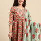 Salwar Suit Cotton Multi Colour Floral Patch Salwar Kameez