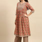 Salwar Suit Cotton Multi Colour Floral Patch Salwar Kameez