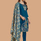 Salwar Suit Banarasi Silk Morpeach Jacquard Work Salwar Kameez