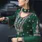 Salwar Suit Georgette Green Embroidered Salwar Kameez