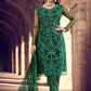 Salwar Suit Net Green Embroidered Salwar Kameez