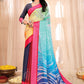 Trendy Saree Chiffon Multi Colour Fancy Work Saree
