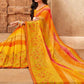Classic Chiffon Multi Colour Fancy Work Saree