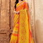 Classic Chiffon Multi Colour Fancy Work Saree