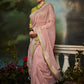 Trendy Saree Fancy Fabric Pink Fancy Work Saree