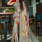 Classic Silk Multi Colour Print Saree