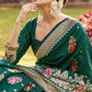 Classic Jacquard Silk Green Jacquard Work Saree