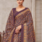 Classic Pashmina Purple Digital Print Saree