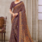 Classic Pashmina Purple Digital Print Saree