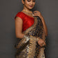 Trendy Saree Kanjivaram Silk Grey Hand Work Saree