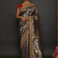 Trendy Saree Kanjivaram Silk Grey Hand Work Saree