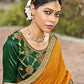 Trendy Saree Vichitra Silk Mustard Jacquard Work Saree