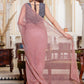 Trendy Saree Net Pink Sequins Saree