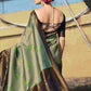 Trendy Saree Silk Green Weaving Saree