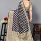 Classic Silk Blue Jacquard Work Saree