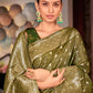 Trendy Saree Silk Sea Green Weaving Saree