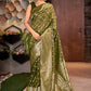 Trendy Saree Silk Sea Green Weaving Saree