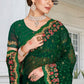 Trendy Saree Georgette Green Embroidered Saree