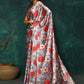 Designer Satin Multi Colour Digital Print Saree
