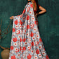 Designer Satin Multi Colour Digital Print Saree