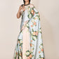 Designer Satin Multi Colour Digital Print Saree