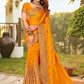 Trendy Saree Satin Mustard Embroidered Saree