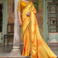 Trendy Saree Satin Mustard Embroidered Saree