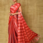 Classic Satin Red Digital Print Saree