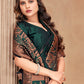 Classic Satin Silk Green Woven Saree