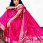 Classic Satin Silk Pink Weaving Saree
