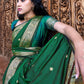 Trendy Saree Satin Silk Green Weaving Saree