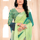 Contemporary Chiffon Sea Green Fancy Work Saree