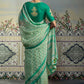 Contemporary Brasso Sea Green Fancy Work Saree