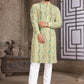 Kurta Pyjama Cotton Sea Green Chicken Mens