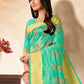 Classic Banarasi Silk Sea Green Embroidered Saree