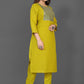 Pant Style Suit Blended Cotton Sea Green Embroidered Salwar Kameez