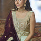 A Line Lehenga Silk Sea Green Dori Work Lehenga Choli