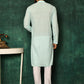 Kurta Pyjama Cotton Sea Green Chikankari Work Mens