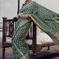 Classic Silk Sea Green Digital Print Saree