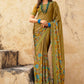 Trendy Saree Chiffon Sea Green Lace Saree