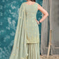 Salwar Suit Georgette Sea Green Sequins Salwar Kameez