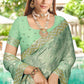 Classic Silk Sea Green Embroidered Saree
