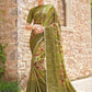 Classic Silk Sea Green Print Saree