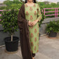 Salwar Suit Cotton Sea Green Print Salwar Kameez