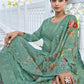 Pakistani Salwar Suit Georgette Sea Green Embroidered Salwar Kameez